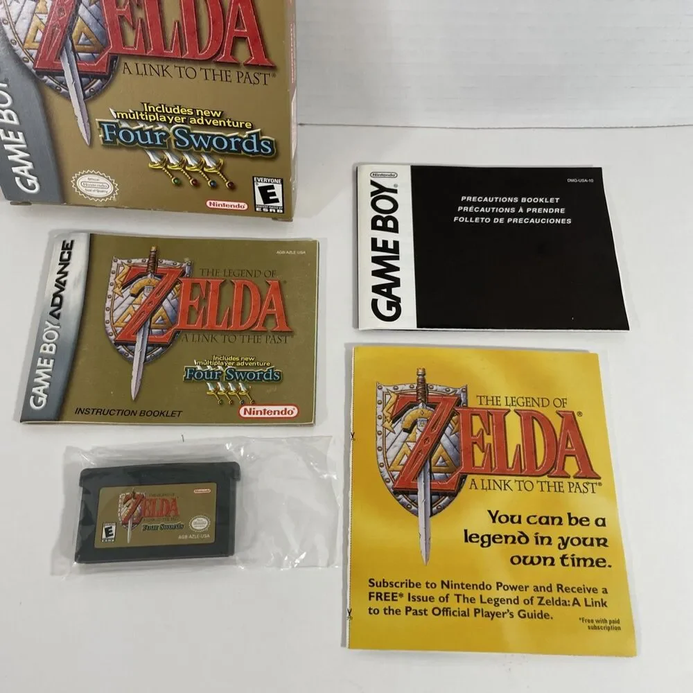 Legend of Zelda: Four Swords - Gameboy Advance - GBA - CIB - Complete
